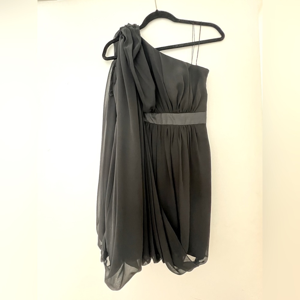Acqua black size 2 one shoulder dress